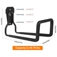 Metal Garden Hose Holder - Heavy Duty Hose Hanger Wall Mounted Water Hose Holder for Outside Yard, Sturdy Hose Reel Hose Hooks for Water Hose