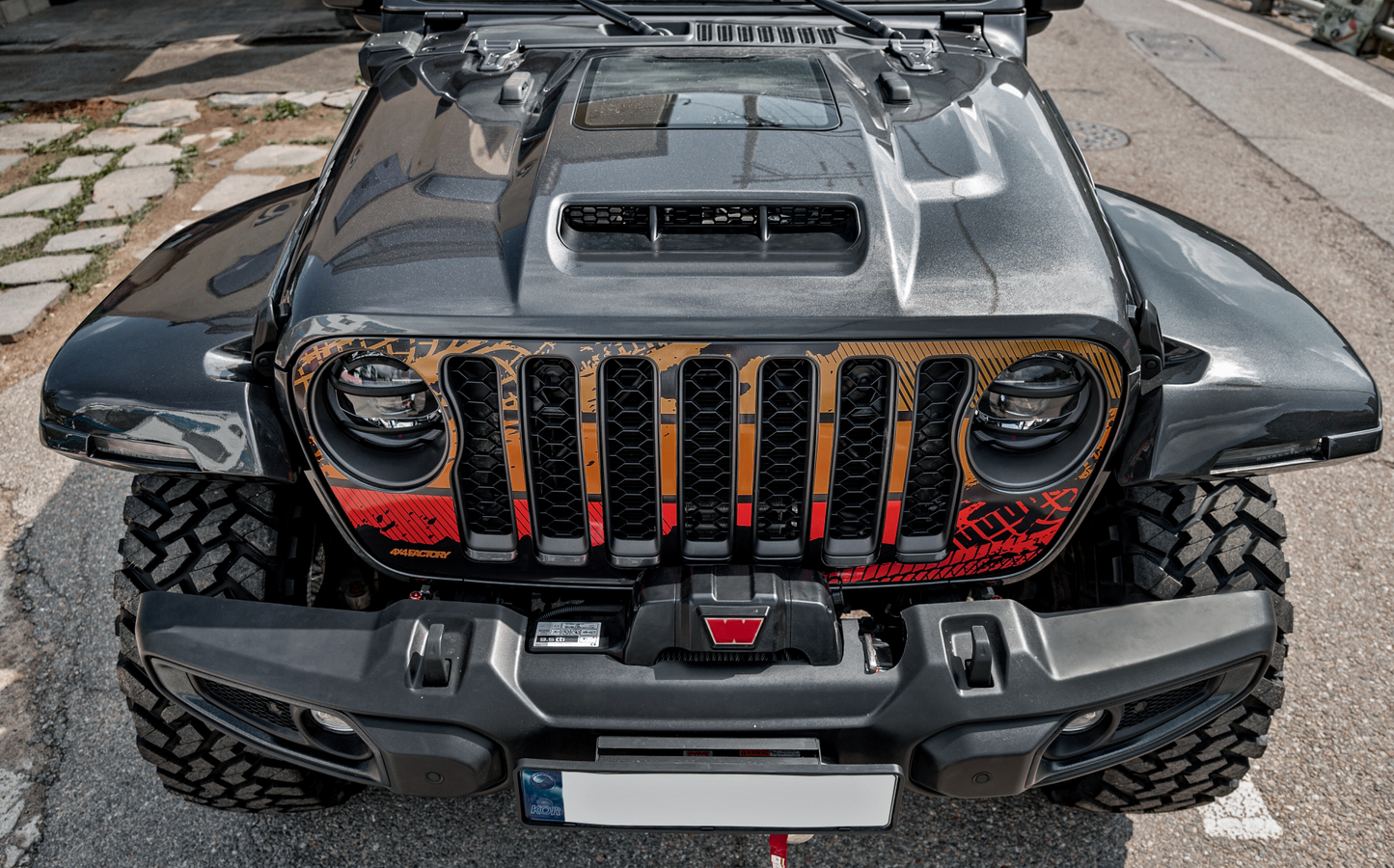Space-Capsule Style Hood/Heat Dispersion Hood Compatible with 2018-2026 Jeep Wrangler JL JLU & 2020-2026 Gladiator JT Replacement Hood(Not for Mojave&392 Model) image 8