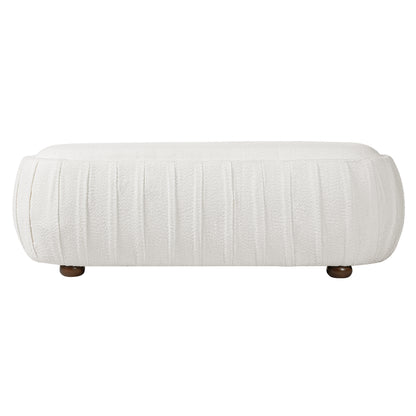 Upholstered Ottoman,Oval shape image 5