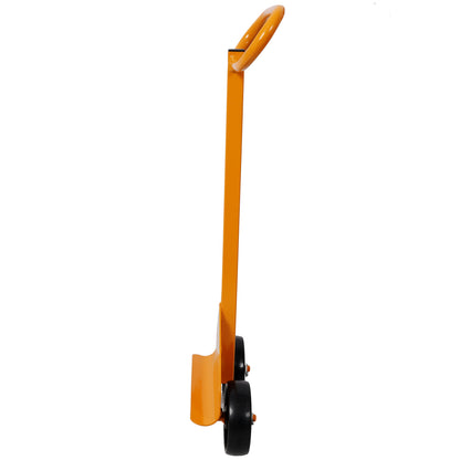 Drywall Dolly Cart with Wheels,Panel Dolly 220lbs Load Capacity,Panel Service Cart,Moving Panels,Yellow image 3