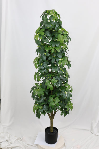 6FT Artificial Tree Realistic Faux Tree, Suitable for Indoor and Outdoor Decoration,1pc/set image 3