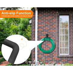 Metal Garden Hose Holder - Heavy Duty Hose Hanger Wall Mounted Water Hose Holder for Outside Yard, Sturdy Hose Reel Hose Hooks for Water Hose