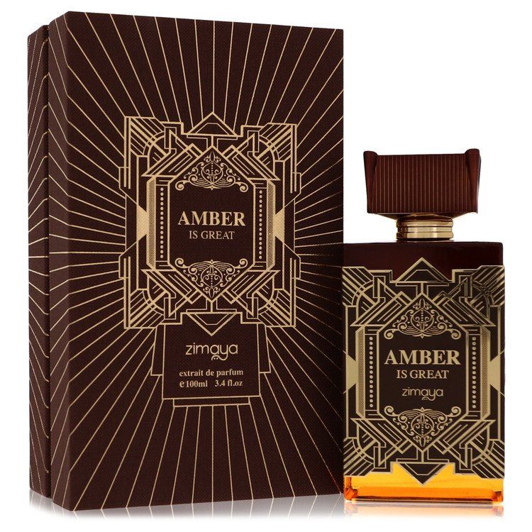 Afnan Amber Is Great by Afnan Extrait De Parfum (Unisex) 3.4 oz bottle