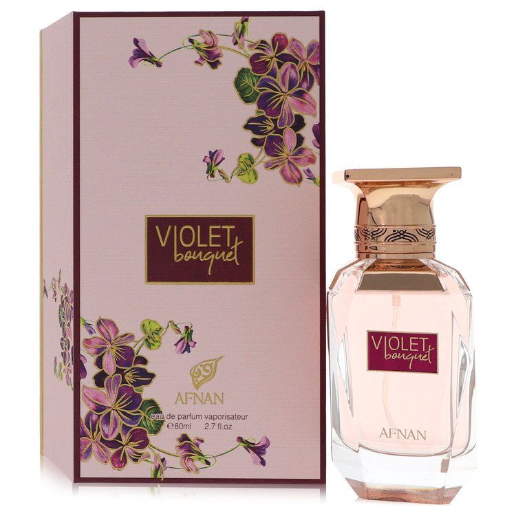 Afnan Violet Bouquet Eau de Parfum Spray for Women 2.7 oz - Floral Fragrance