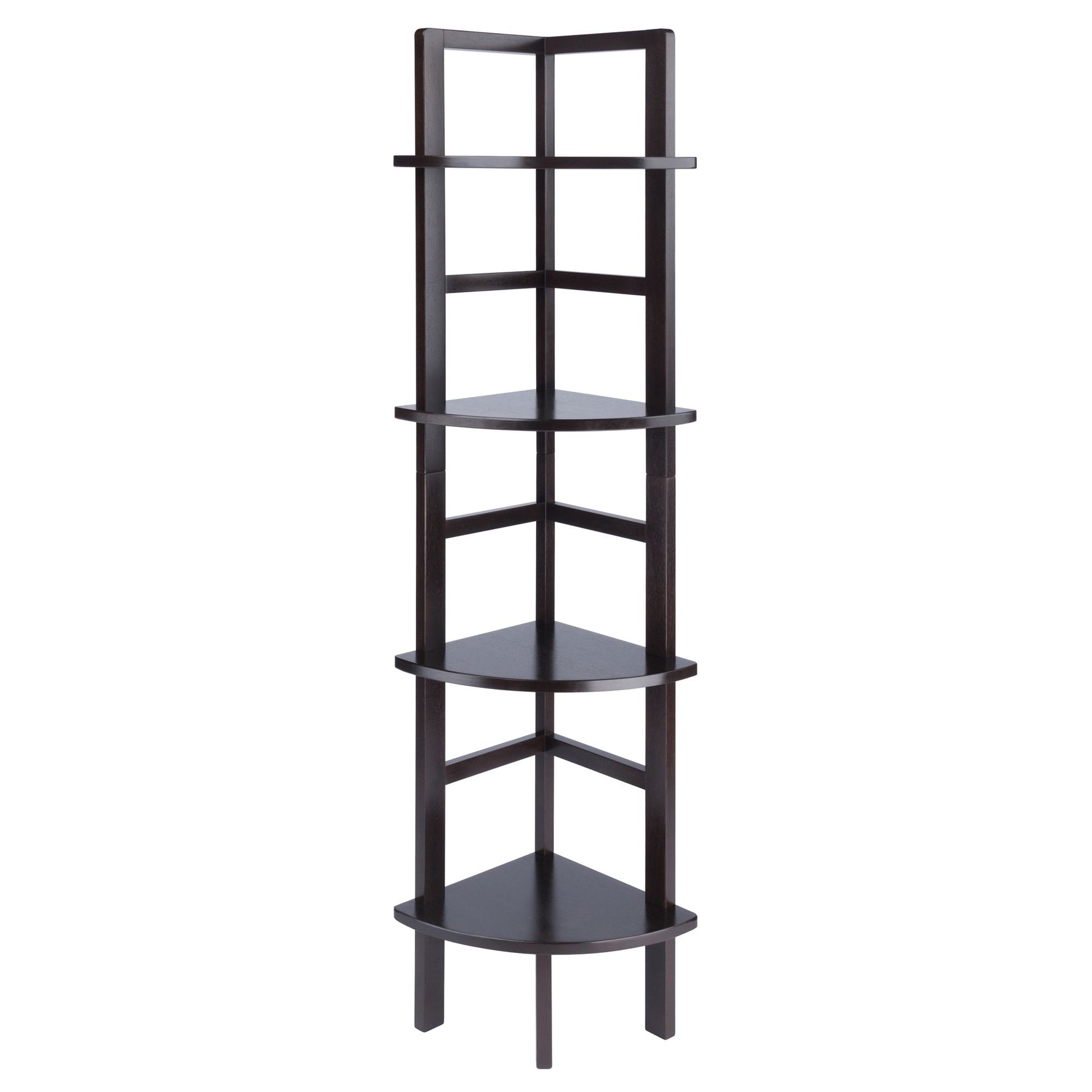 Aiden Corner Bakers Rack in Coffee Finish image 11