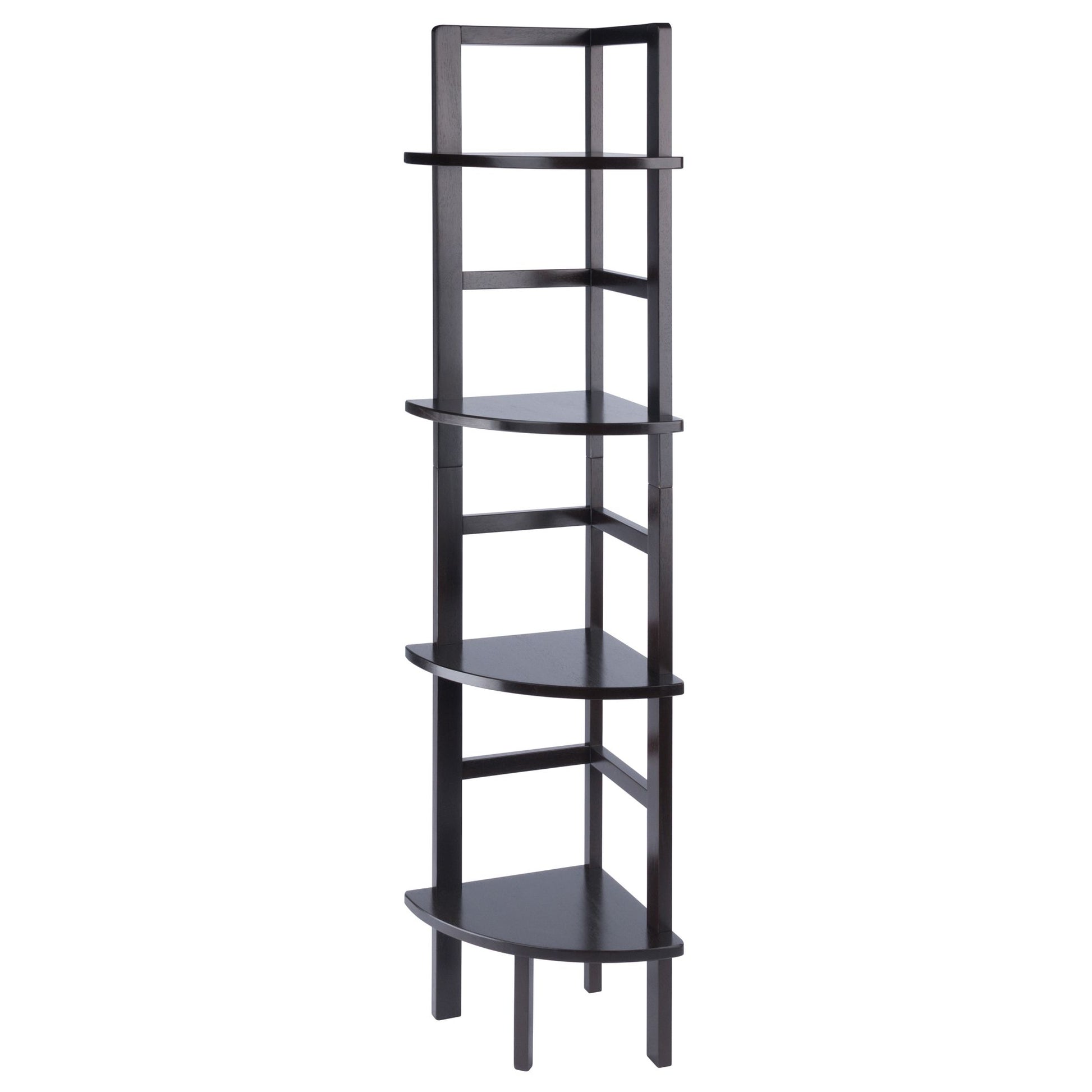 Aiden Corner Bakers Rack in Coffee Finish image 12