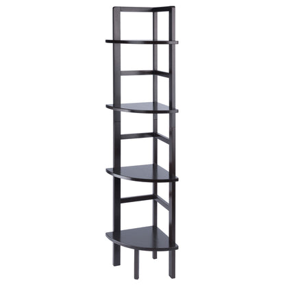 Aiden Corner Bakers Rack in Coffee Finish image 12