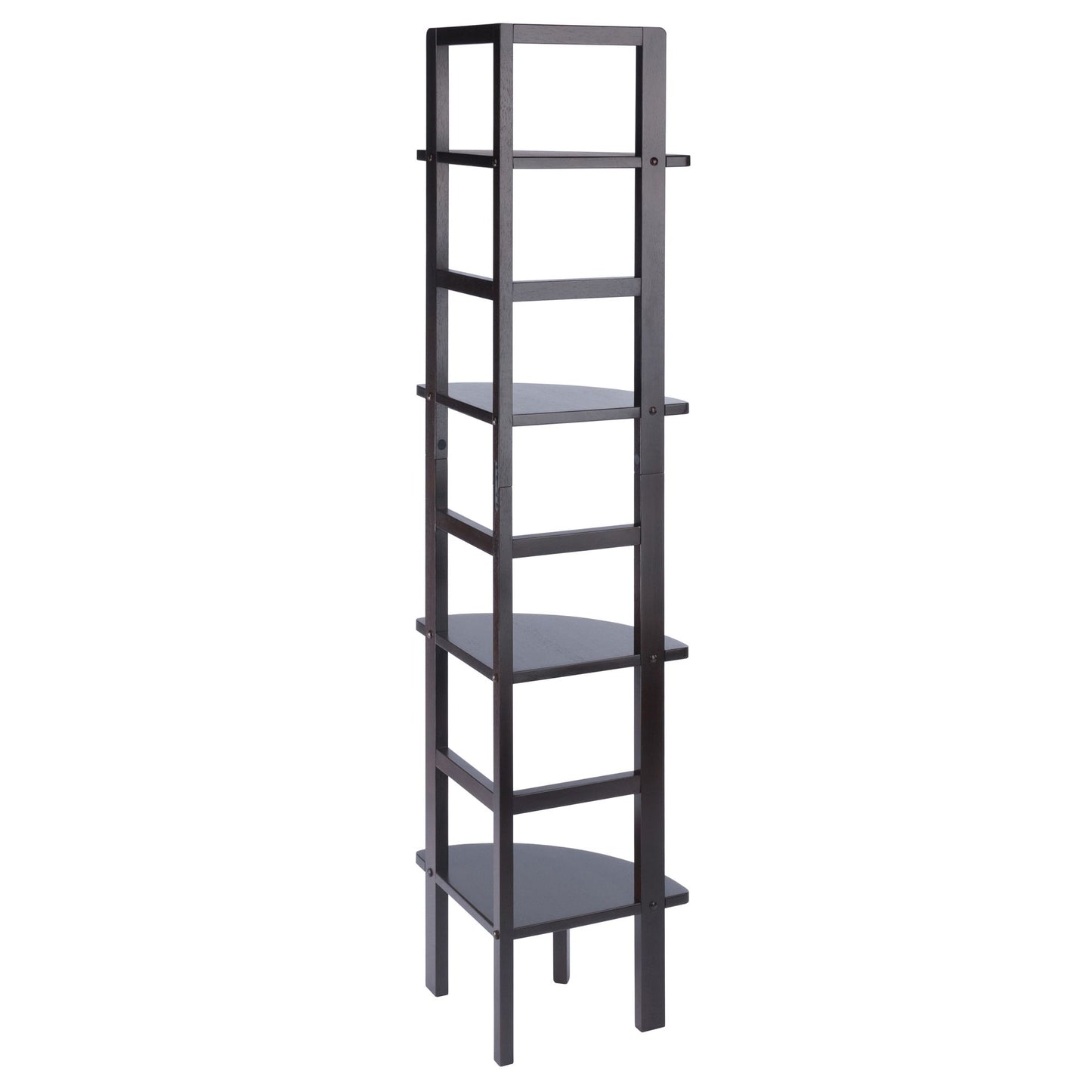 Aiden Corner Bakers Rack in Coffee Finish image 4