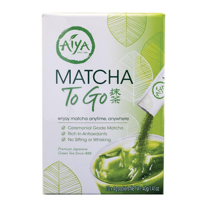 Aiya Tea - Stick - Matcha To Go - Case Of 8 - 10 Count image 4