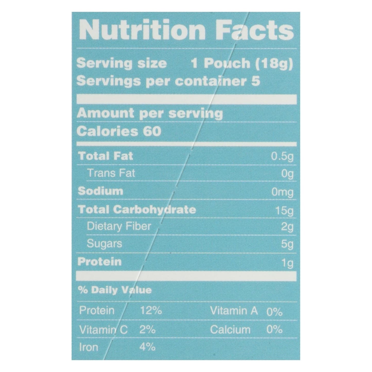 Amara - Baby Food Oats N Berry - Case Of 5 - .63 Oz image 4