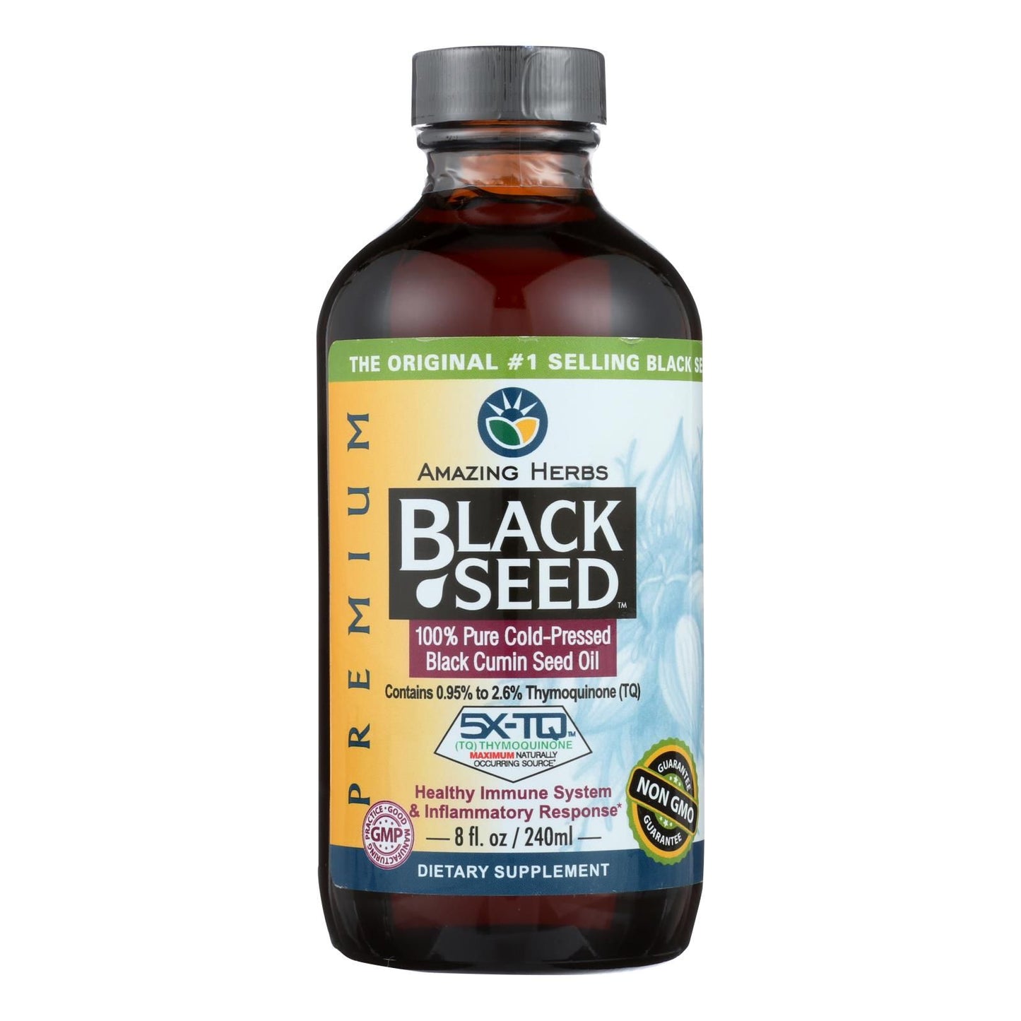 Amazing Herbs - Black Seed Oil - 8 Fl Oz image 2