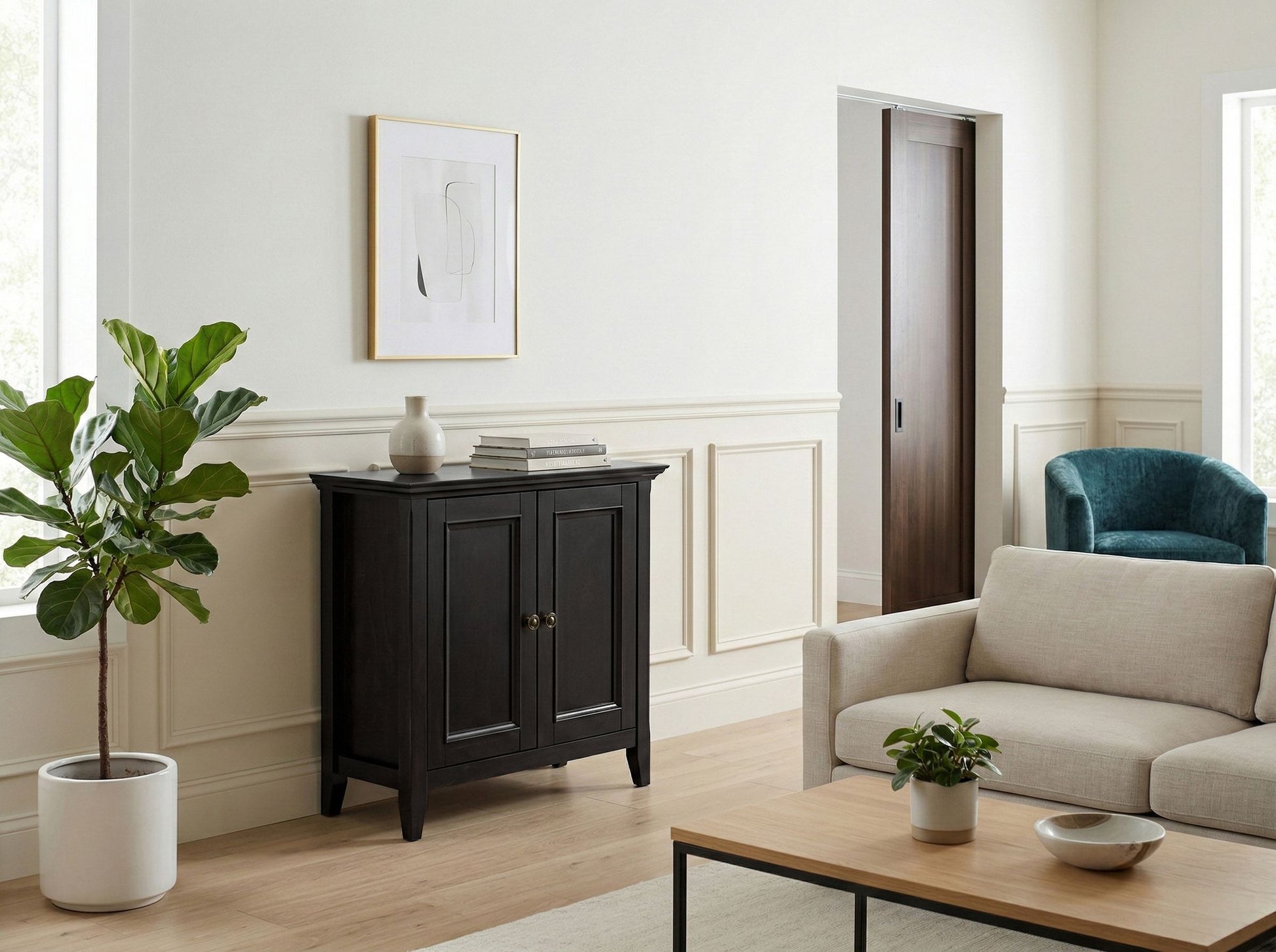 Amherst - Low Storage Cabinet - Hickory Brown image 8