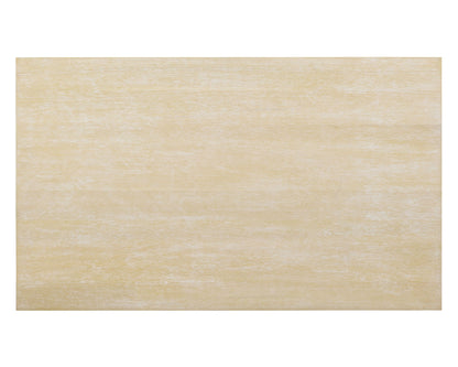 Amonia Urban Style Wired White Finish Wood Turned-Leg Dining Table image 10