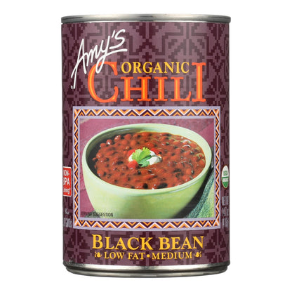 Amy's - Organic Medium Black Bean Chili - Case Of 12 - 14.7 Oz image 1