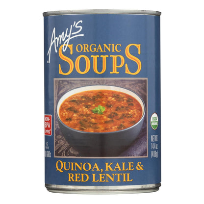 Amy's - Organic Soups - Quinoa Kale And Lentil - Case Of 12 - 14.4 Oz. image 1