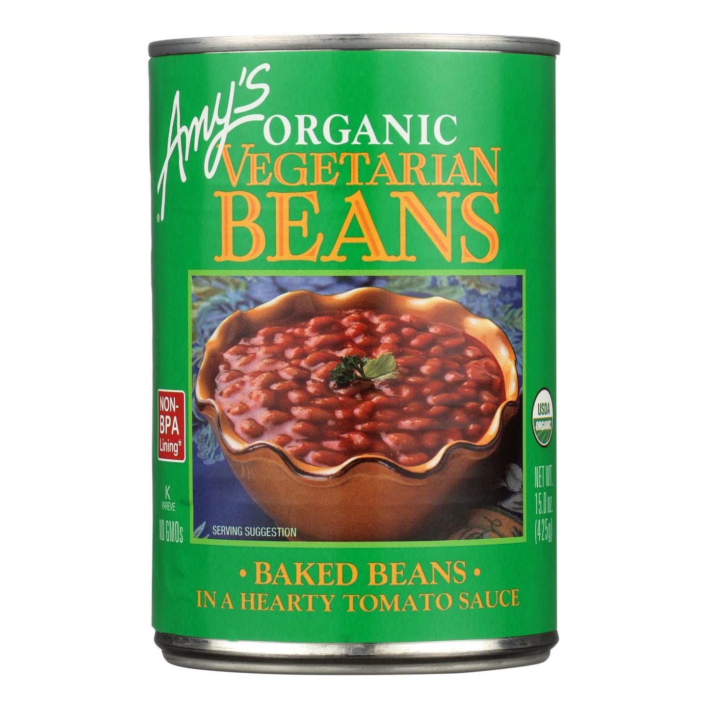 Amy's - Organic Vegetarian Baked Beans - Case Of 12 - 15 Oz. image 1