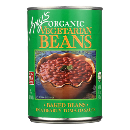 Amy's - Organic Vegetarian Baked Beans - Case Of 12 - 15 Oz. image 1