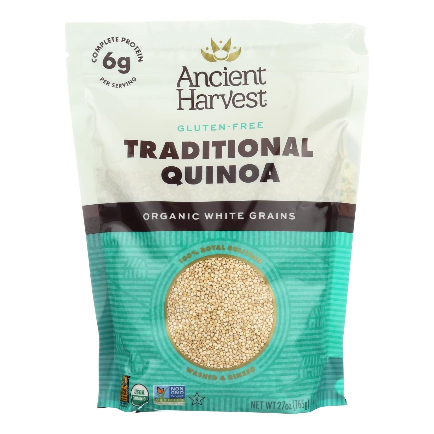 Ancient Harvest Quinoa - Organic - Traditional White - Case Of 6 - 27 Oz image 2