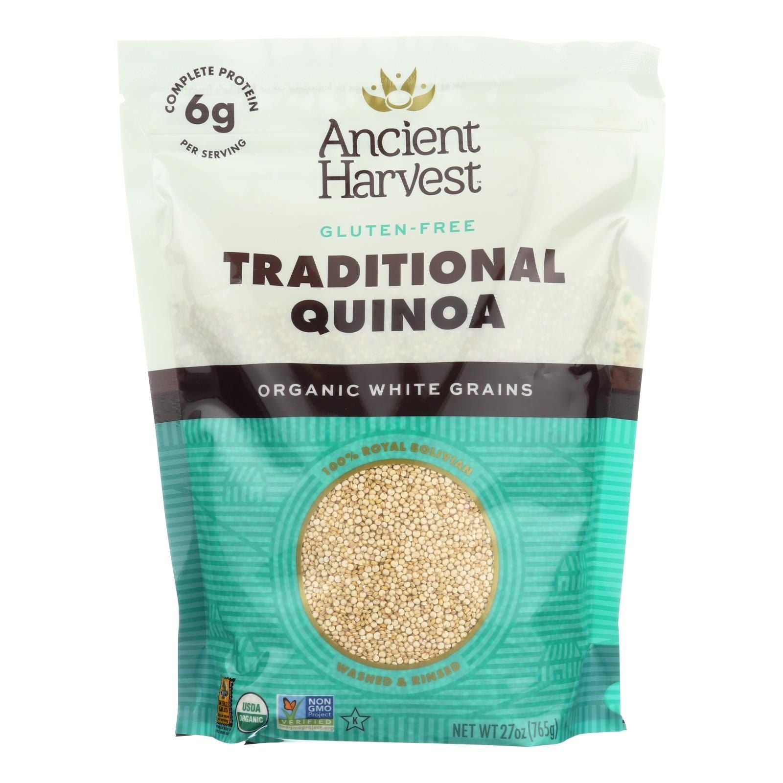Ancient Harvest Quinoa - Organic - Traditional White - Case Of 6 - 27 Oz image 2