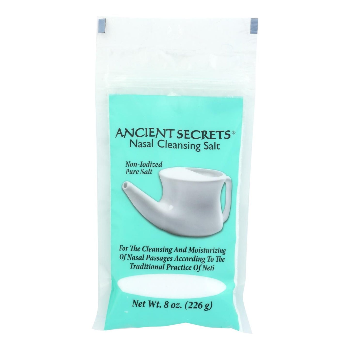 Ancient Secrets Nasal Cleansing Pot Salt - 8 Oz image 2