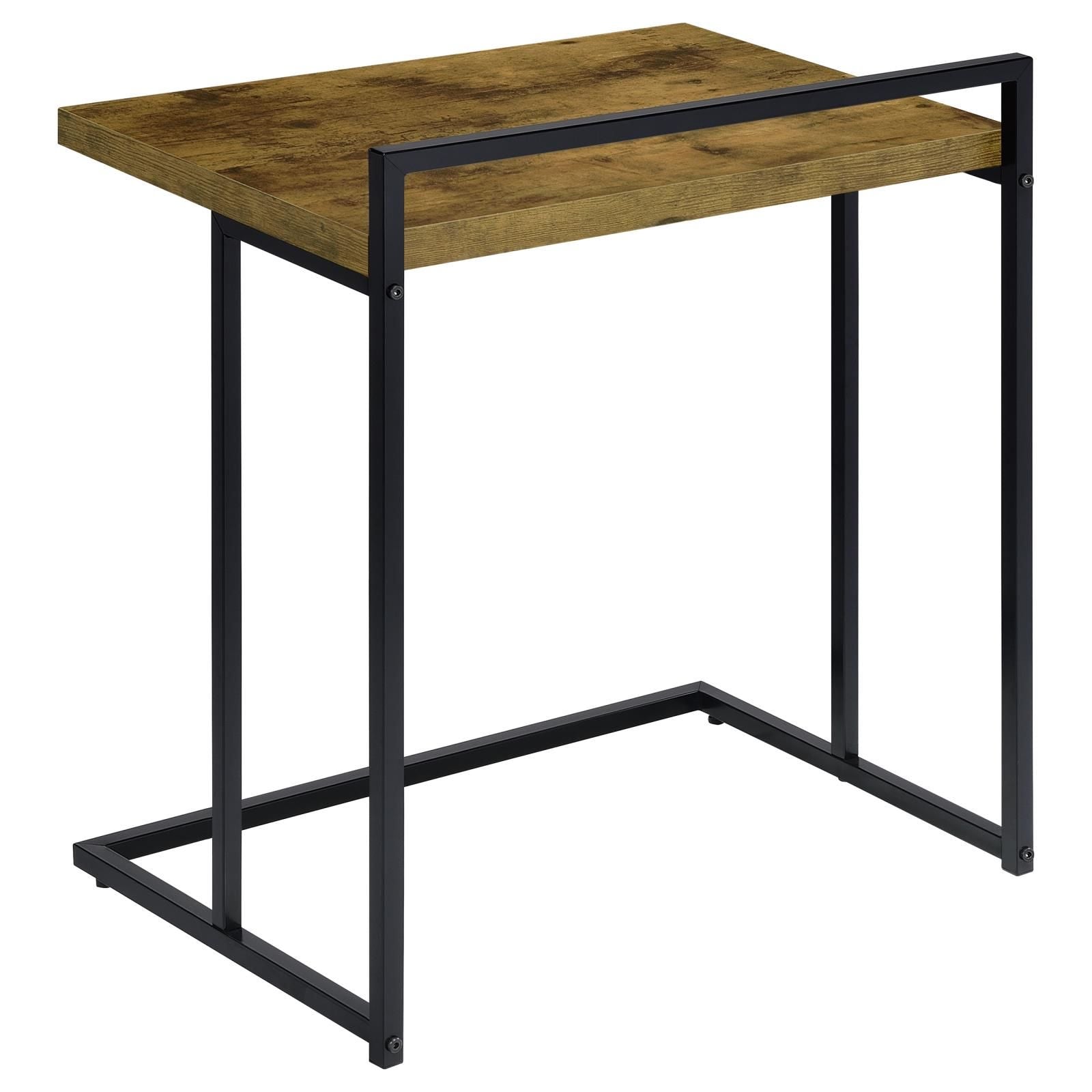 Antique Nutmeg Rectangular Top Snack Table image 4