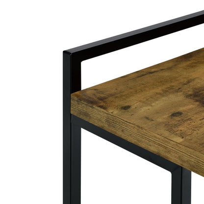 Antique Nutmeg Rectangular Top Snack Table image 6