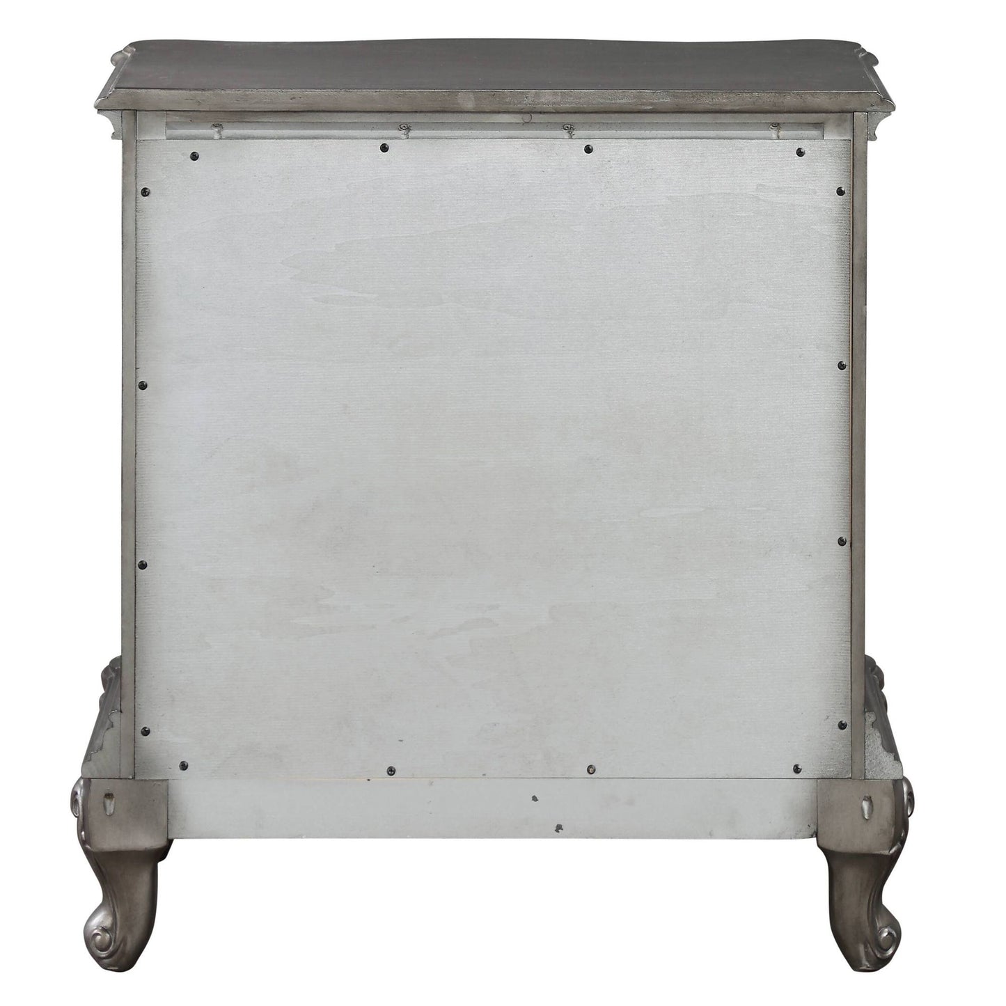 Antique Platinum 2-drawer Nightstand image 5