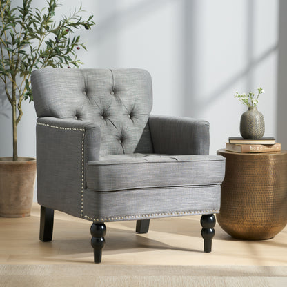 HARRISON TUFTED CLUB CHAIR image 5