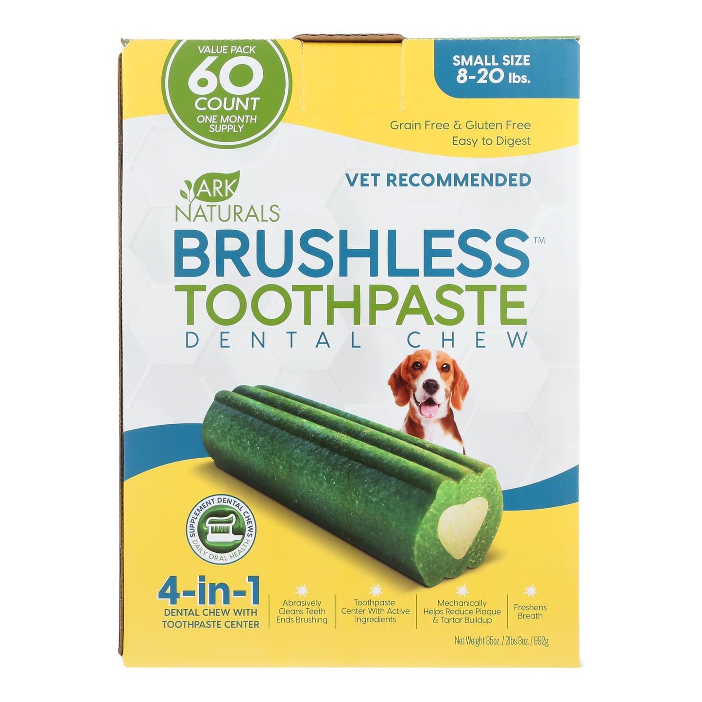 Ark Naturals - Brshls Tpst Dental Chw Sm - 1 Each - 60 Ct image 1
