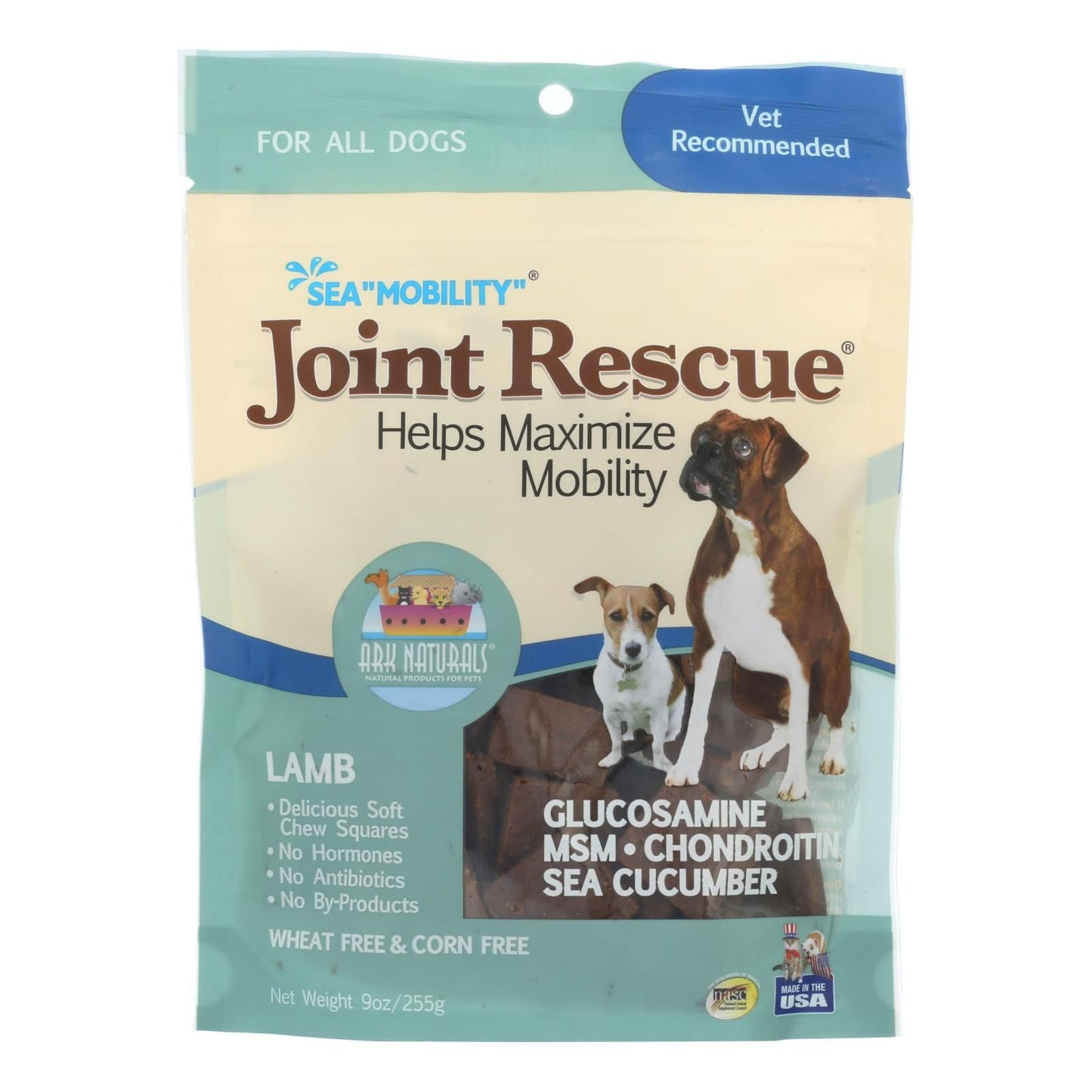 Ark Naturals Sea Mobility Joint Rescue Lamb Jerky - 9 Oz image 1