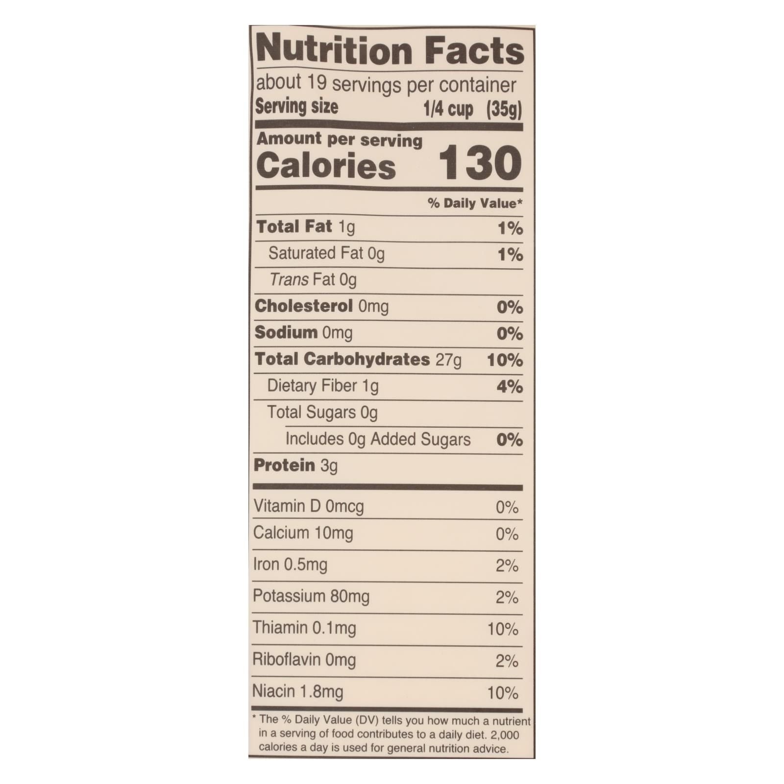 Arrowhead Mills - Organic Brown Rice Flour - Gluten Free - Case Of 6 - 24 Oz. image 2