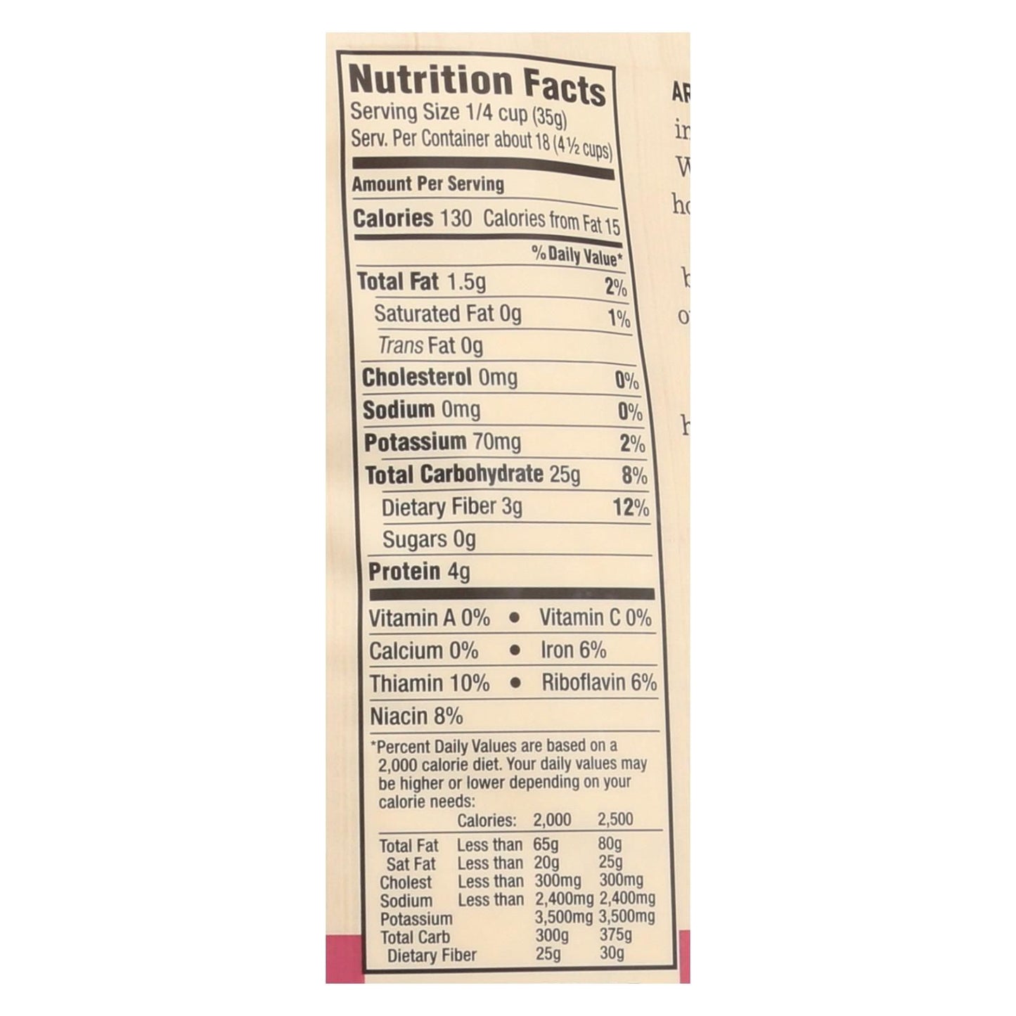 Arrowhead Mills - Organic Millet Flour - Gluten Free - Case Of 6 - 23 Oz. image 3