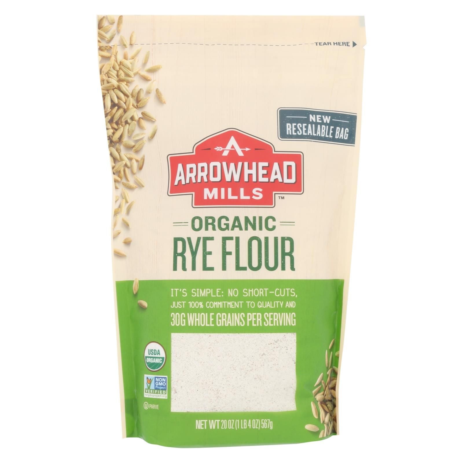 Arrowhead Mills - Organic Ret Flour - Case Of 6 - 20 Oz. image 1