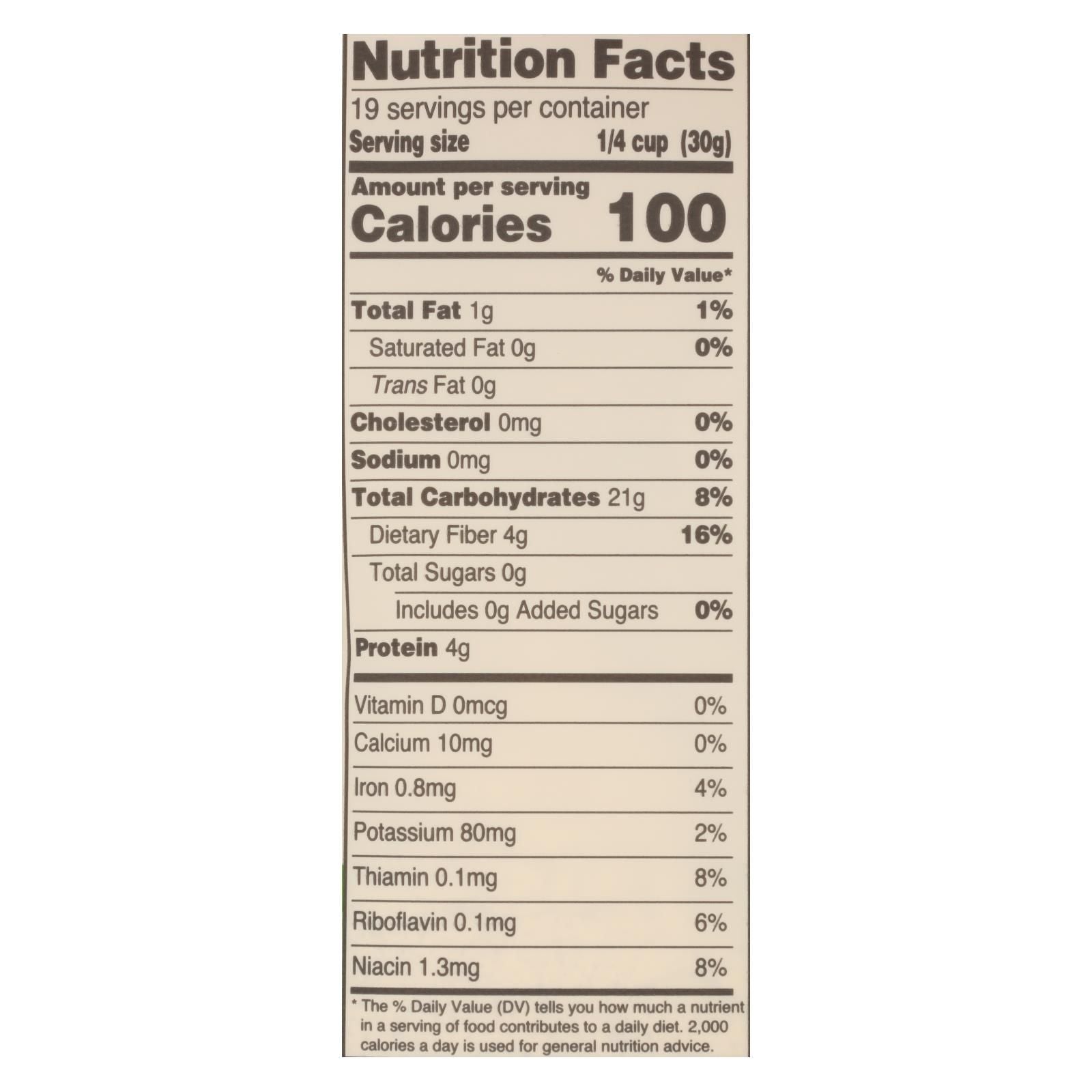Arrowhead Mills - Organic Ret Flour - Case Of 6 - 20 Oz. image 2