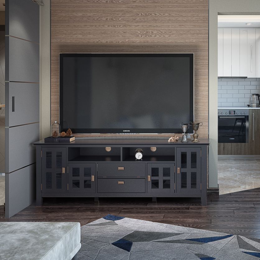 Artisan - 72" TV Media Stand - Black image 7