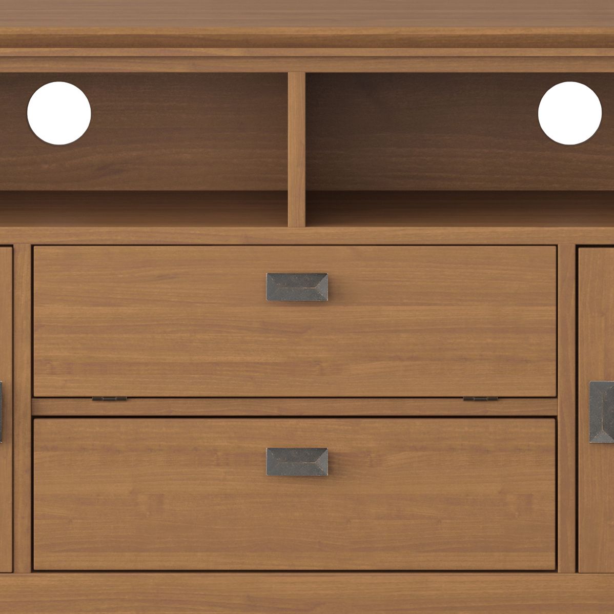 Artisan - 72" TV Media Stand - Honey Brown image 3