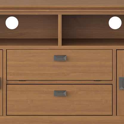Artisan - 72" TV Media Stand - Honey Brown image 3