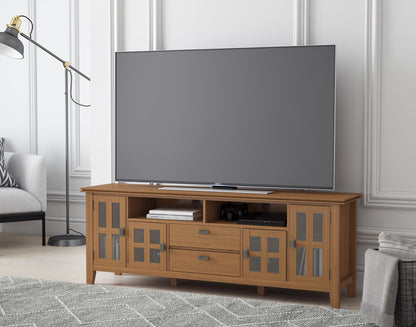 Artisan - 72" TV Media Stand - Honey Brown image 8