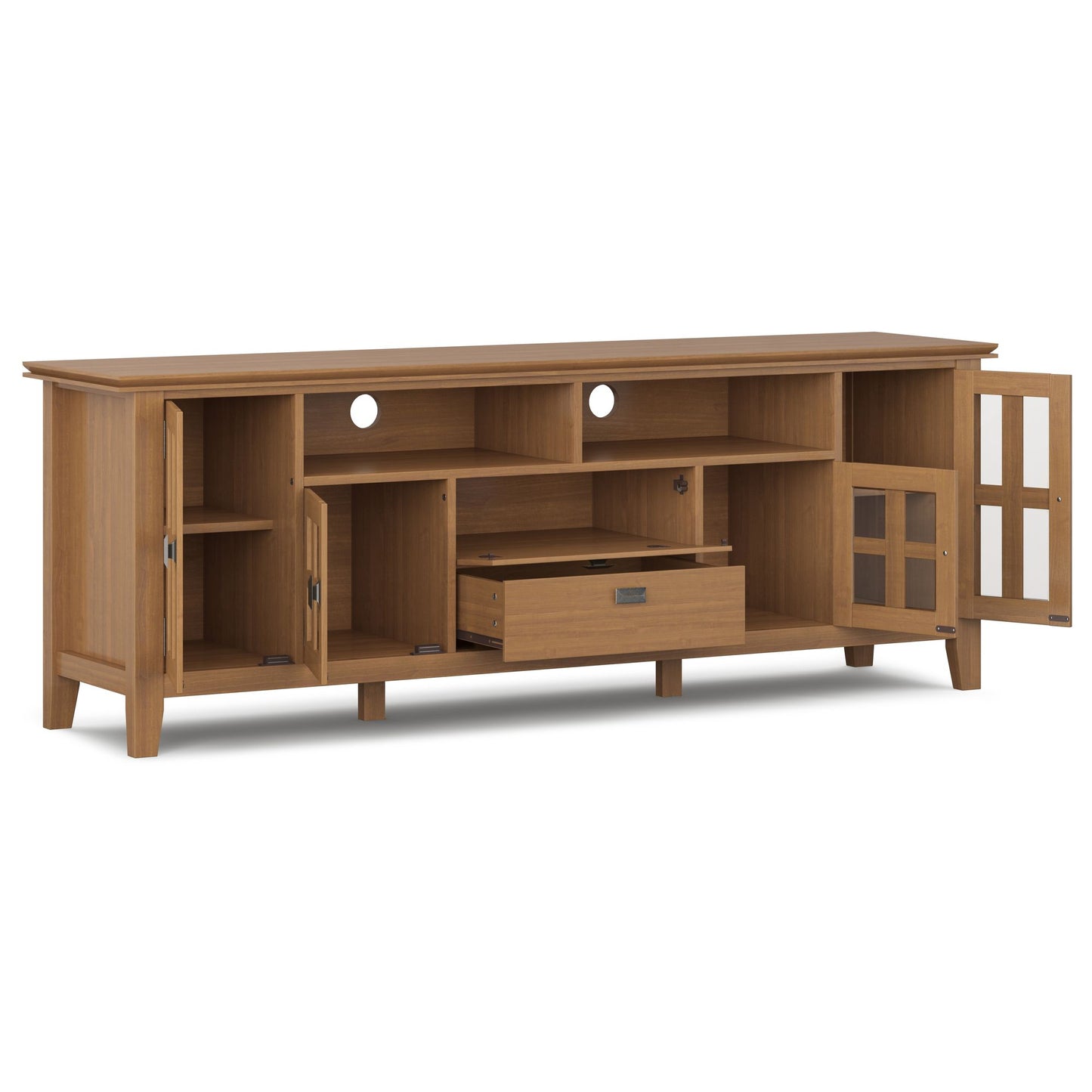 Artisan - 72" TV Media Stand - Honey Brown image 6