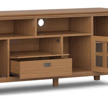Artisan - 72" TV Media Stand - Honey Brown image 4
