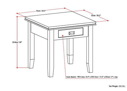Artisan - End Table - Russet Brown image 7