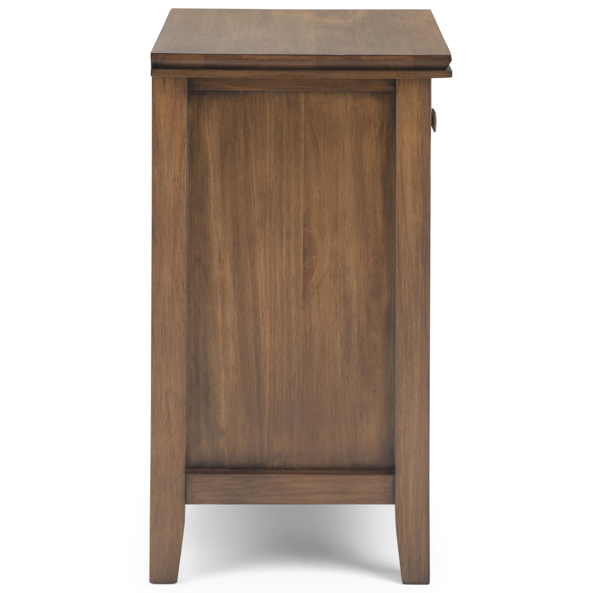 Artisan 24 inch Wide Solid Wood Bedside Table in Rustic Natural Aged Brown image 7