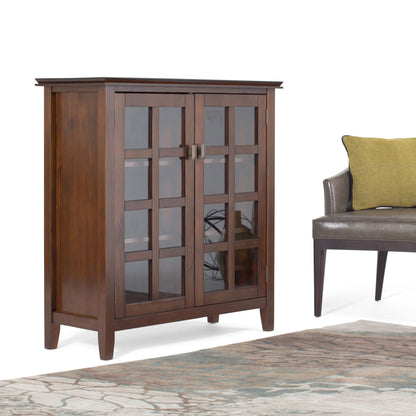 Artisan 38 inch Wide Solid Wood Medium Storage Cabinet in Russet Brown image 8