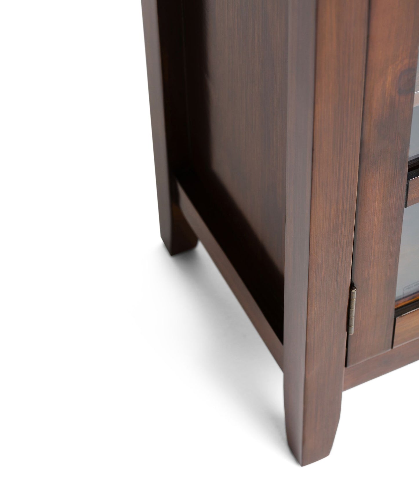 Artisan 38 inch Wide Solid Wood Medium Storage Cabinet in Russet Brown image 2