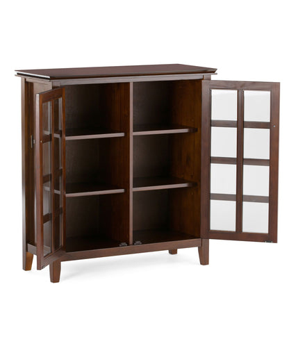Artisan 38 inch Wide Solid Wood Medium Storage Cabinet in Russet Brown image 6
