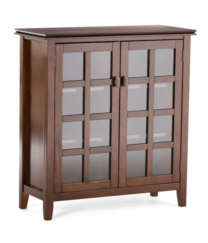 Artisan 38 inch Wide Solid Wood Medium Storage Cabinet in Russet Brown image 1