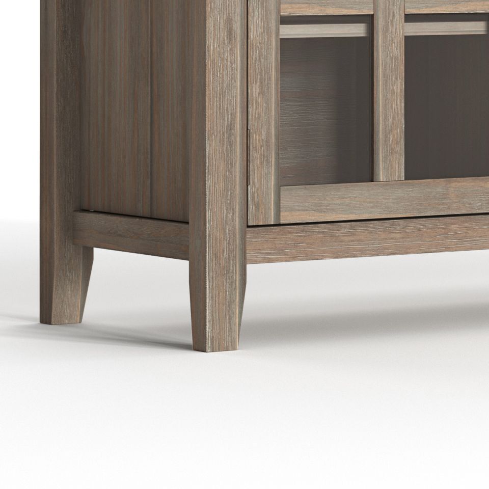 Artisan Solid Wood Sideboard Buffet in Distressed Grey image 4