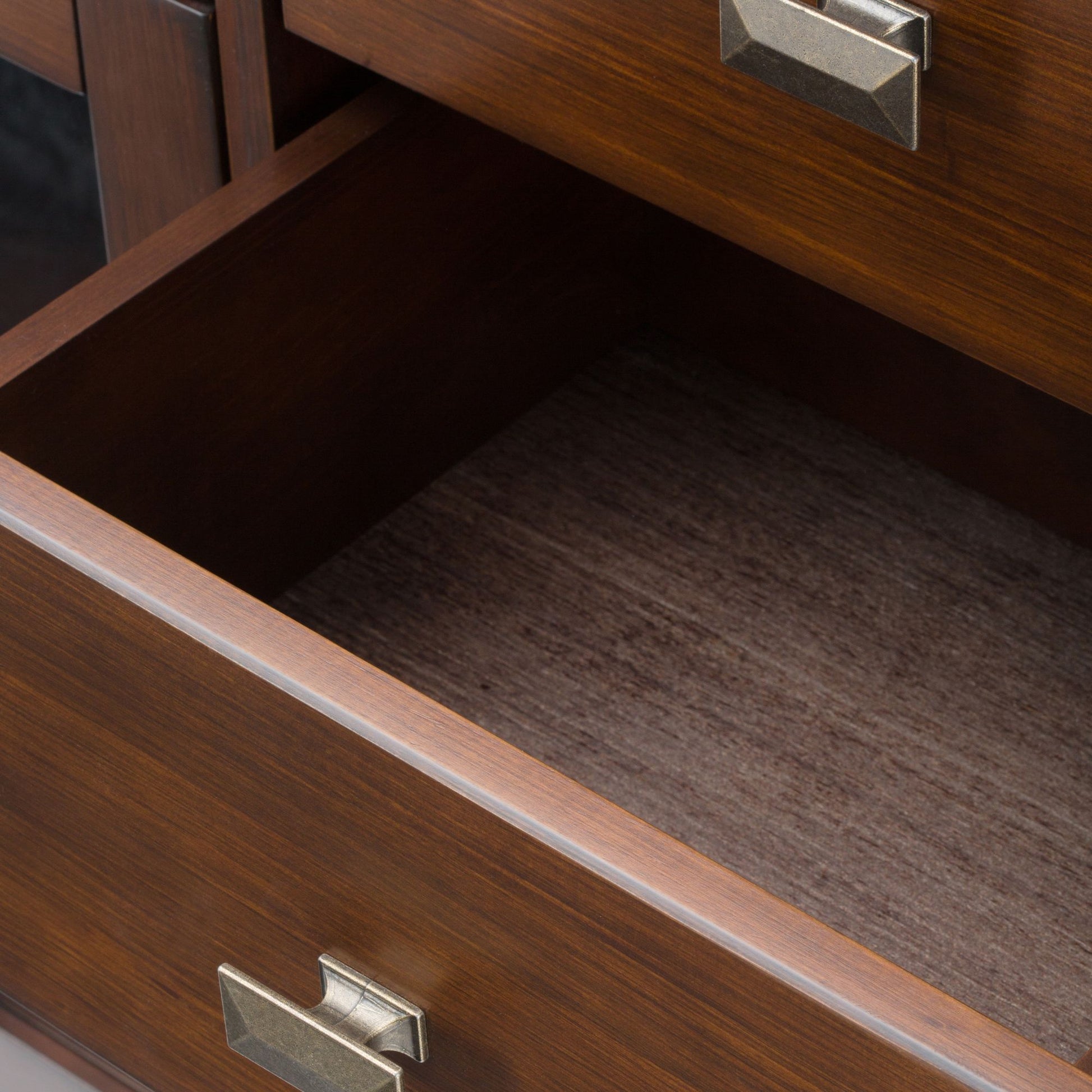 Artisan Solid Wood Sideboard Buffet in Russet Brown image 2