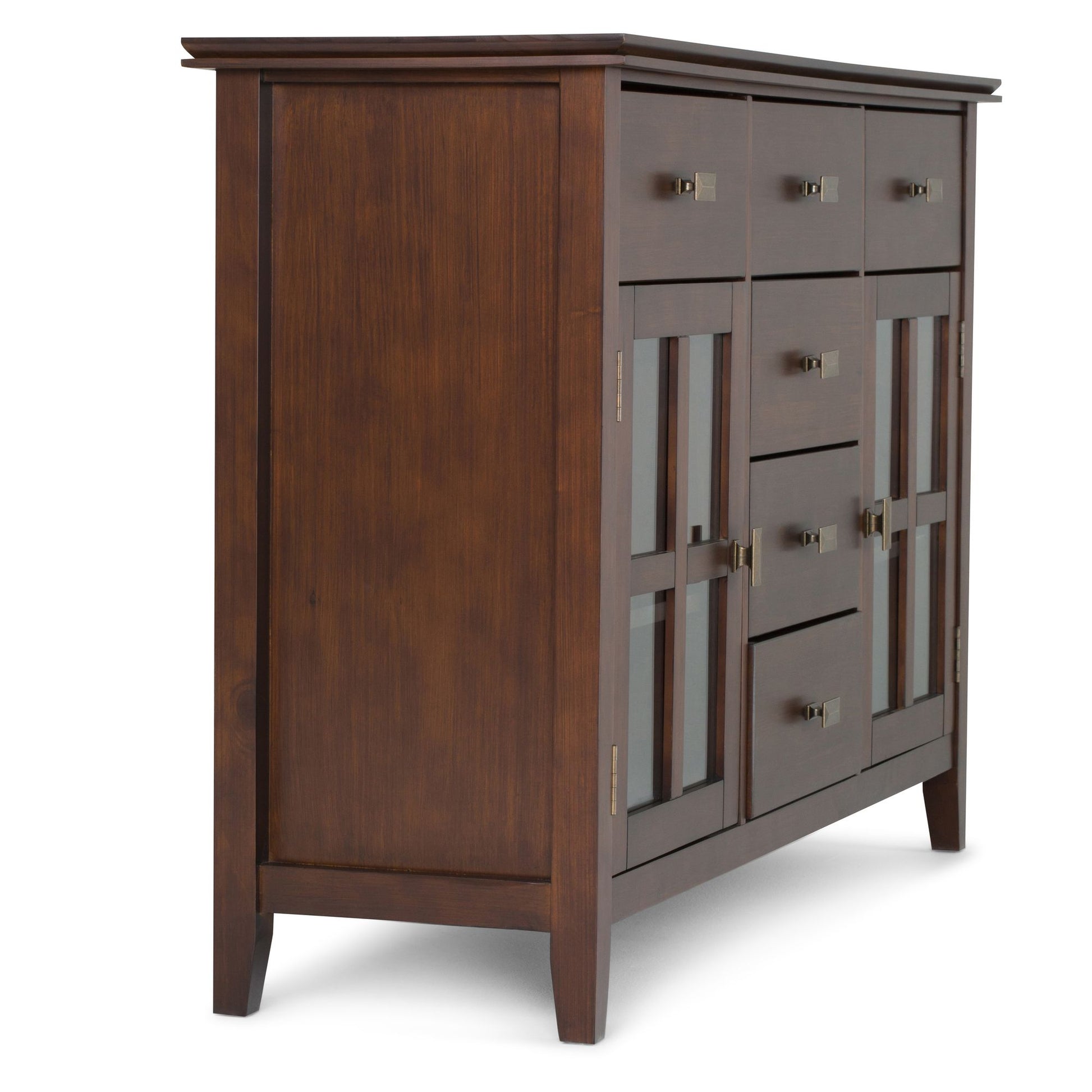 Artisan Solid Wood Sideboard Buffet in Russet Brown image 3