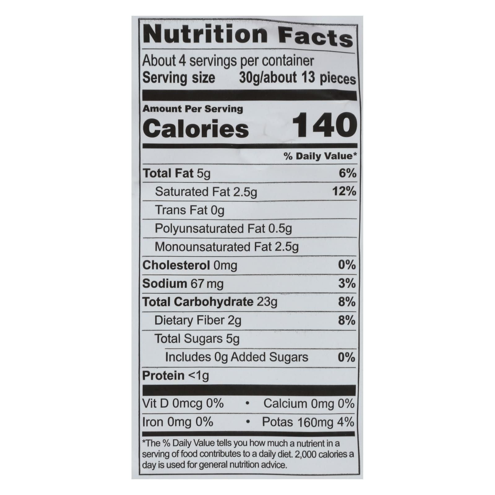 Artisan Tropic Cassava Strips - Sea Salt - Case Of 12 - 4.5 Oz. image 3